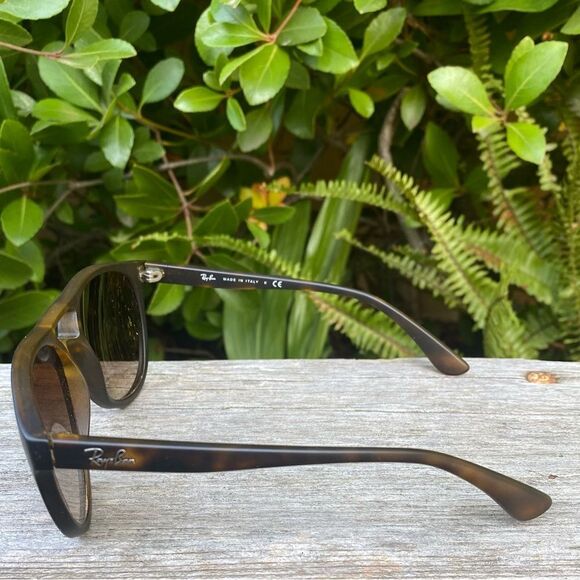 Men's Ray-Ban Brad Aviator Sunglasses 4170 865/13 Matte Havana Brown Gradient - Picture 11 of 13